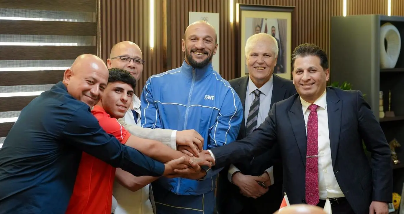 البطل الأولمبي المصري كرم جابر مديرًا فنيًا لمنتخب العراق للمصارعة
