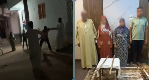 مشاجرة البحيرة تنتهي بضبط شخص وزوجته