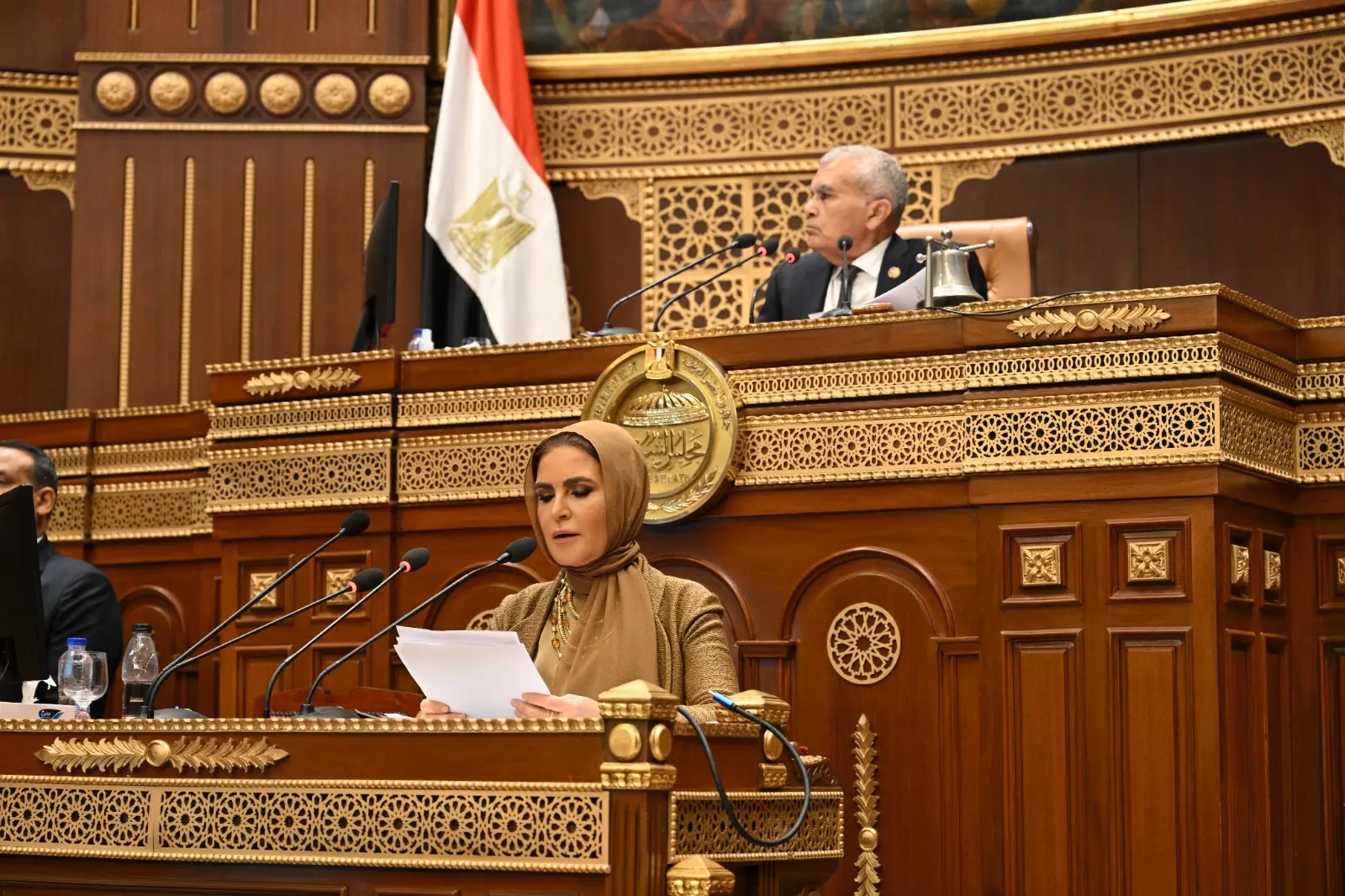 سحر نصر تستعرض تقرير اللجنة الإقتصادية بالشيوخ حول  أحكام قانون الشركات المساهمة وشركات التوصية بالأسهم
