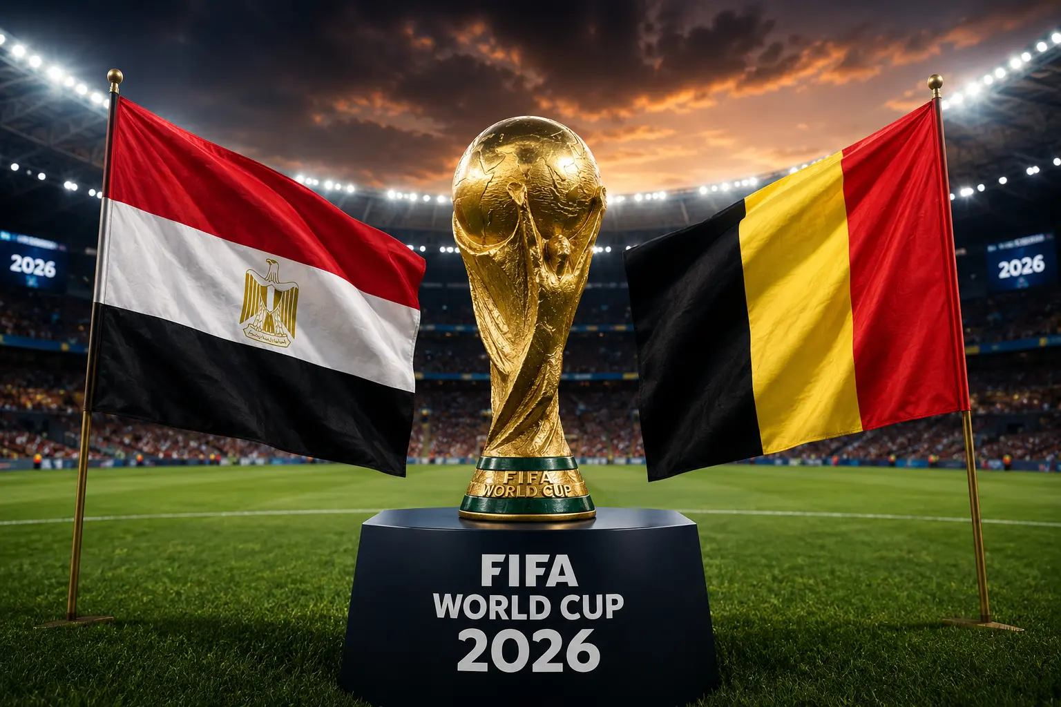 5 معلومات عن مباراة مصر ضد بلجيكا في كأس العالم 2026
