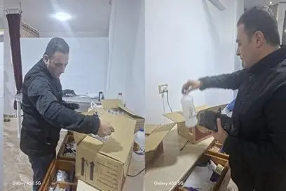 ضبط منتحل صفة طبيب وتشمع مركز علاج بالأكسجين النشط غير مرخص بالقليوبية