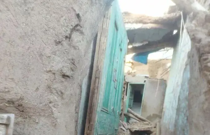 انهيار منزل طوب لبن غير مأهول بالسادات دون إصابات