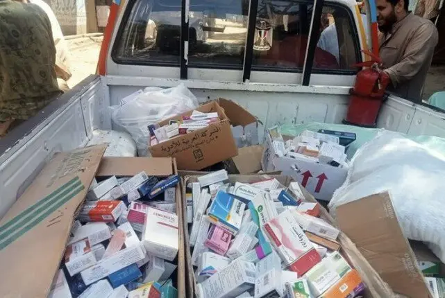 ضبط صيدلية غير مرخصة لبيع أدوية مجهولة المصدر ببنى سويف