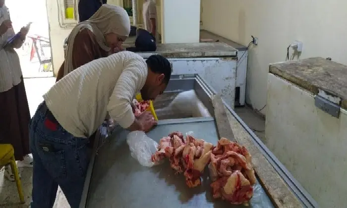 ضبط طن لحوم ودهون فاسدة داخل مخزن ببورسعيد - elaosboa69753