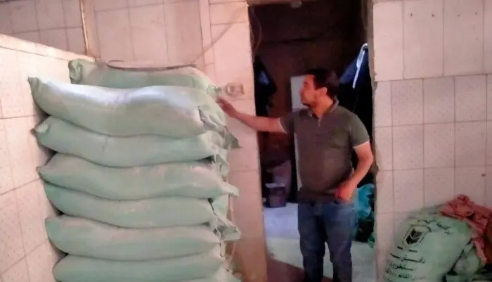 تموين القليوبية يضبط أكثر من طن دقيق مدعم قبل بيعه بالسوق
