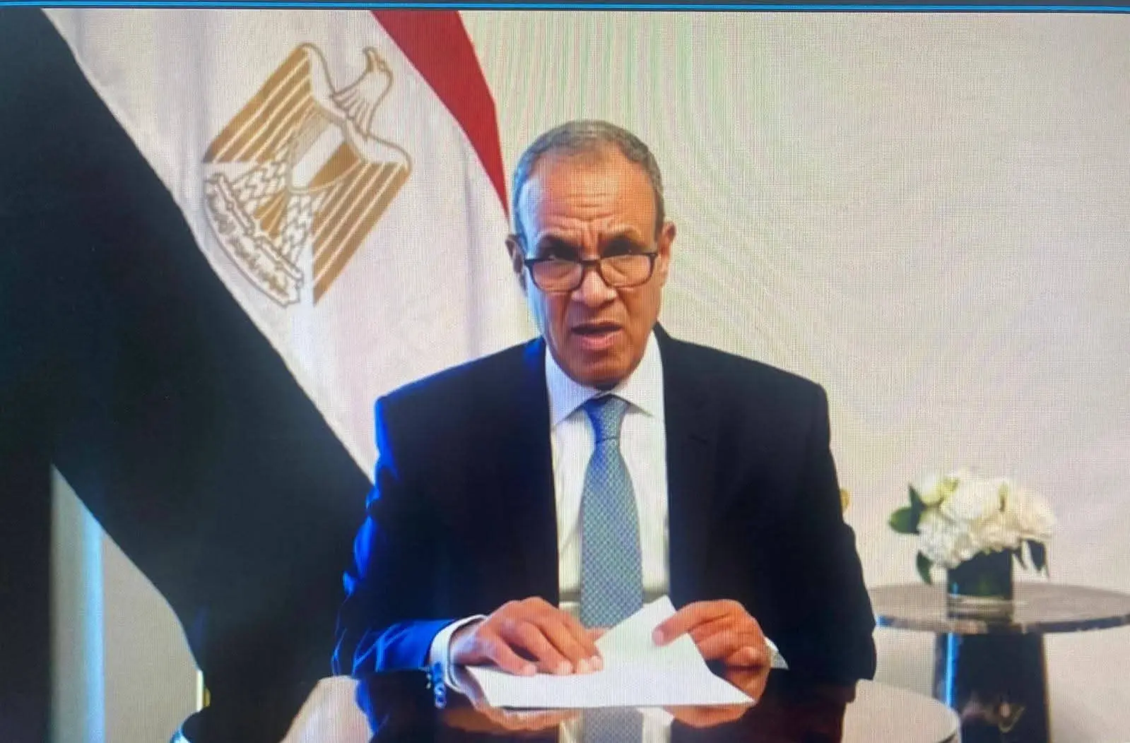 في مستهل عضوية مصر بمجلس حقوق الإنسان ... وزير الخارجية يلقي كلمة مصر أمام الدورة ٦١ للمجلس
