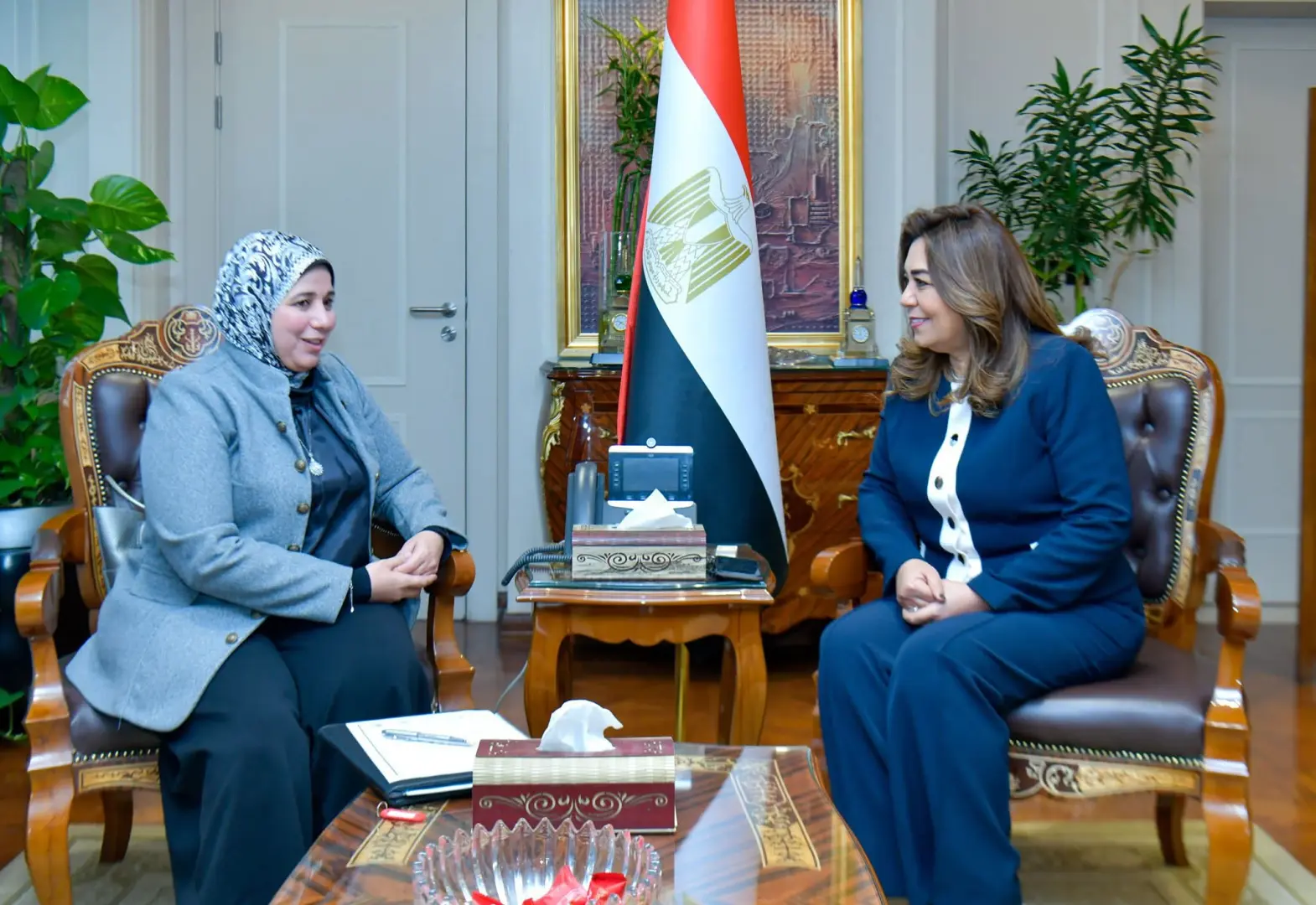 منال عوض: التنمية المحلية والبيئة مسار واحد.. وتطوير الأفرع الإقليمية على رأس اهتمامات المرحلة المقبلة