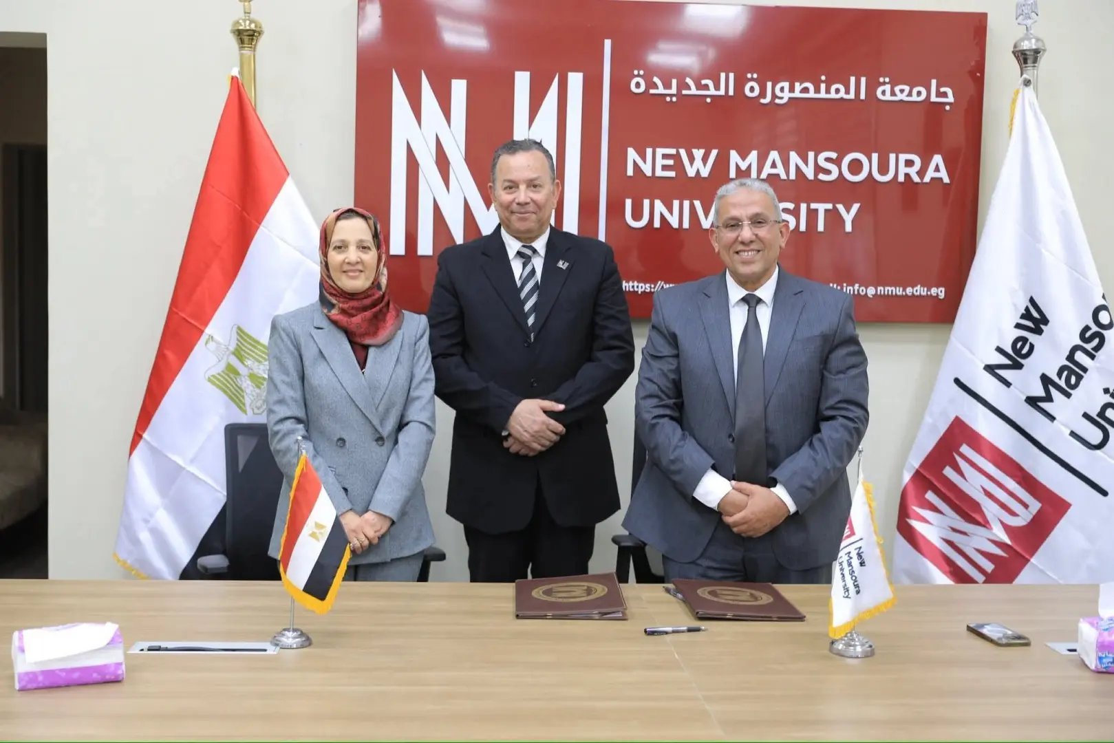 توقيع بروتوكول تدريب مشترك بين جامعتي المنصورة الجديدة والأزهر لتعزيز التعليم الطبي العملي بدلتا مصر