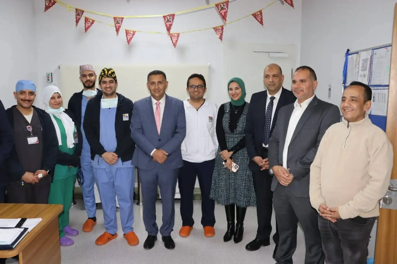 محافظ القليوبية يتفقد مستشفى الناس بشبرا الخيمة للإطمئنان علي الخدمات المقدمة للأطفال - fb img 1773213887005
