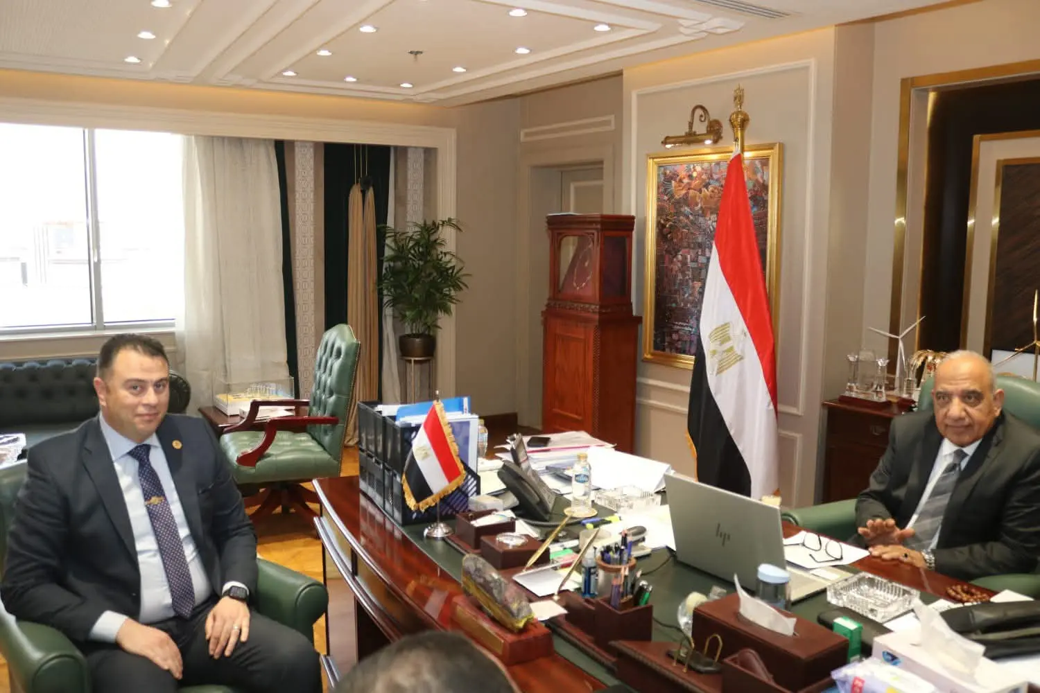 وزير الكهرباء يبحث مع "روسآتوم" اللمسات النهائية لربط محطة الضبعة بالشبكة القومية