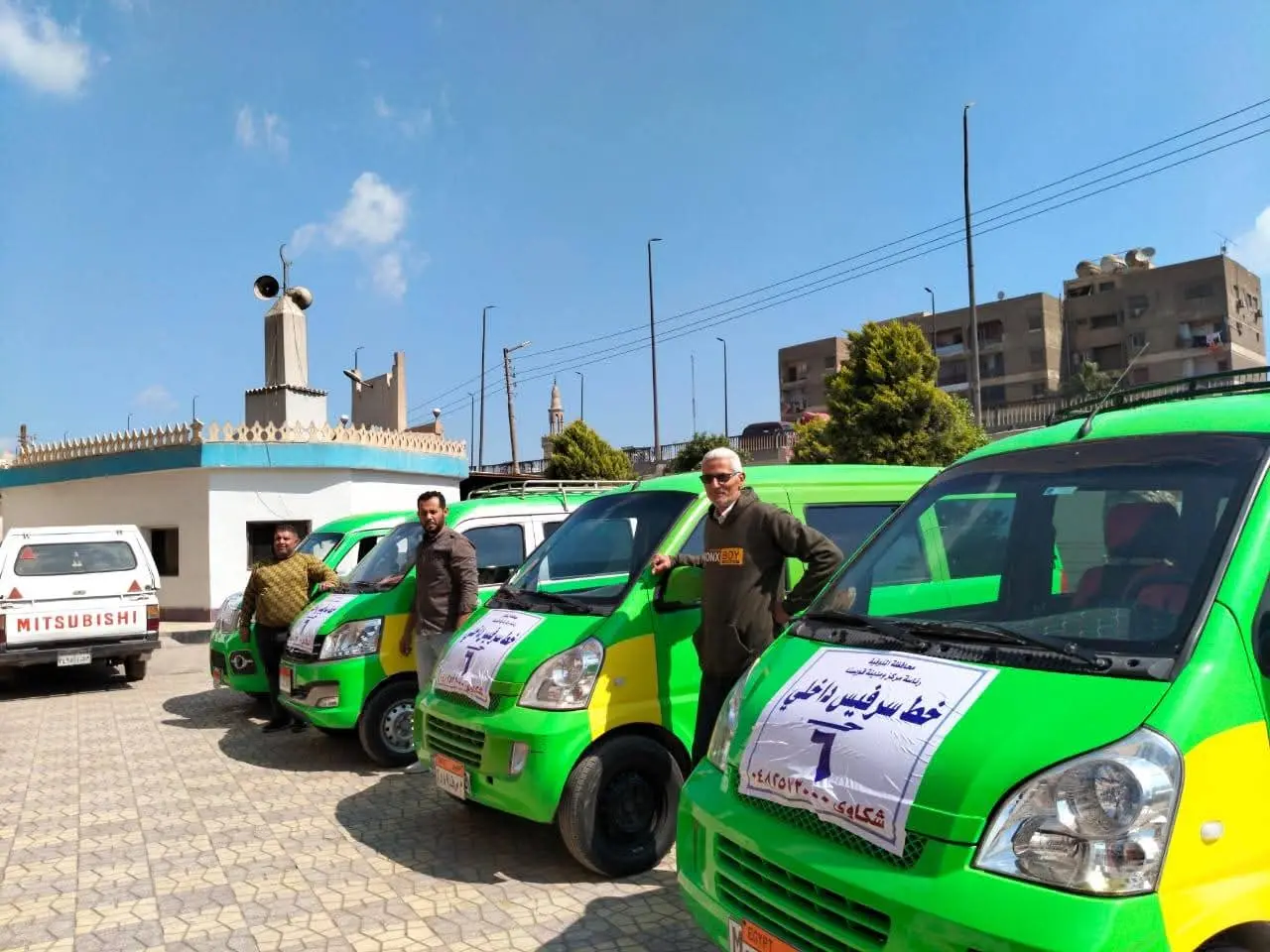 تدشين المرحلة الأولى لخطوط السرفيس الجديدة ب قويسنا لتيسير حركة المواطنين . تعرف على خطوط السير - fb img 1774871358674