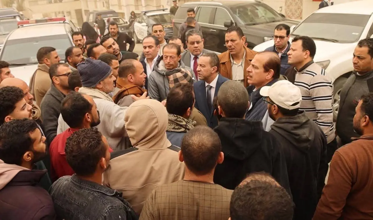 محافظ المنوفية يزور مصابى حادث السادات ويوجه بالمتابعة اللحظية وتسخير كافة الإمكانيات الطبية - fb img 1775113887623