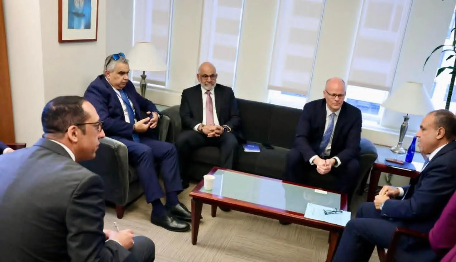 وزير الخارجية يؤكد ثوابت الموقف المصري من القضية الفلسطينية ويبحث مع البنك الدولي دعم إعادة إعمار غزة
