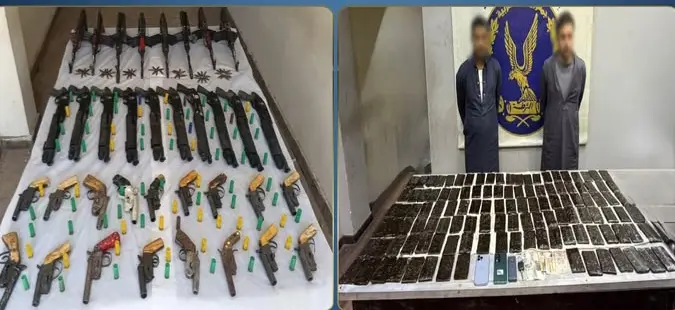 مصرع عنصرين شديدي الخطورة وضبط أكثر من طن مخدرات و52 سلاحًا ناريًا في حملات أمنية موسعة