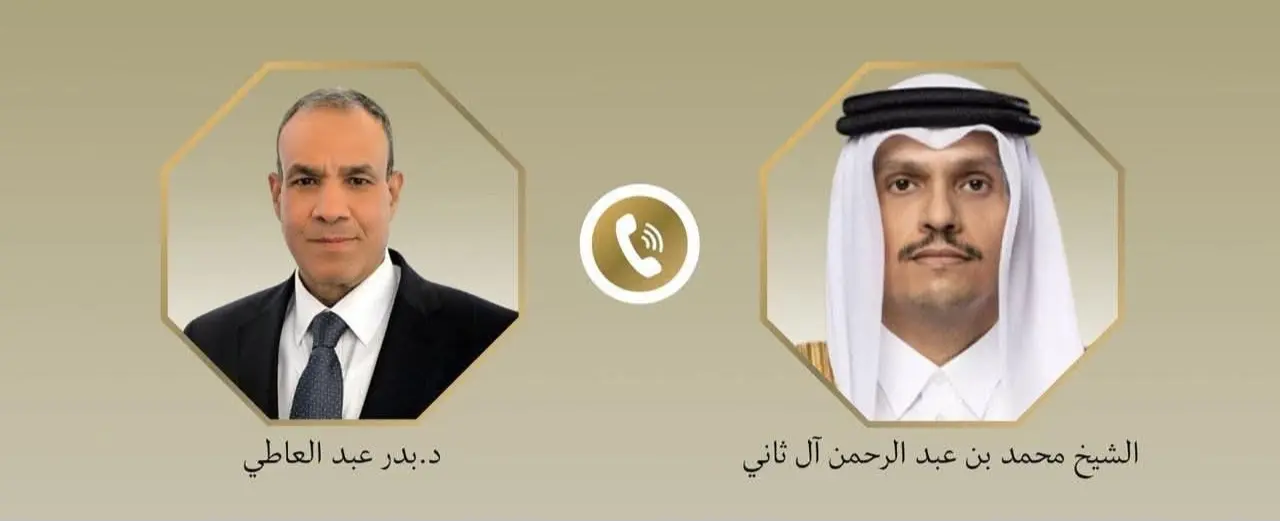 اتصال هاتفي بين وزير الخارجية ونظيره القطري لبحث تطورات المفاوضات الأمريكية الإيرانية