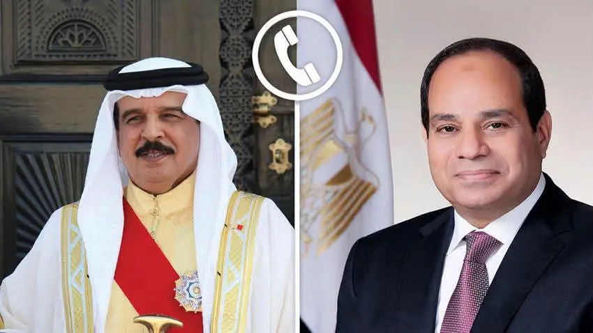 ملك البحرين يتضامن مع مصر بعد الزلزال.. والسيسي يجدد دعم المنامة في مواجهة التحديات