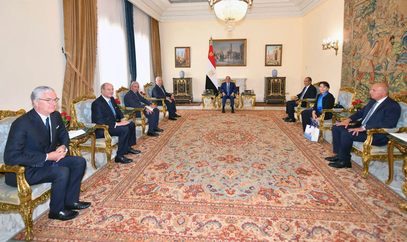 السيسي يبحث مع وزير الخارجية الإيطالي تعزيز التعاون واحتواء التصعيد الإقليمي