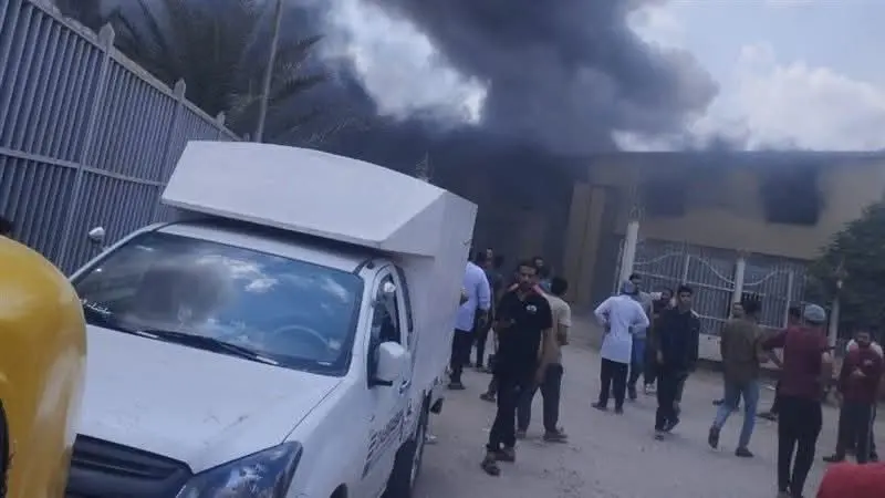 مصرع شخصين وإصابة 24 في حريق مصنع بدمنهور