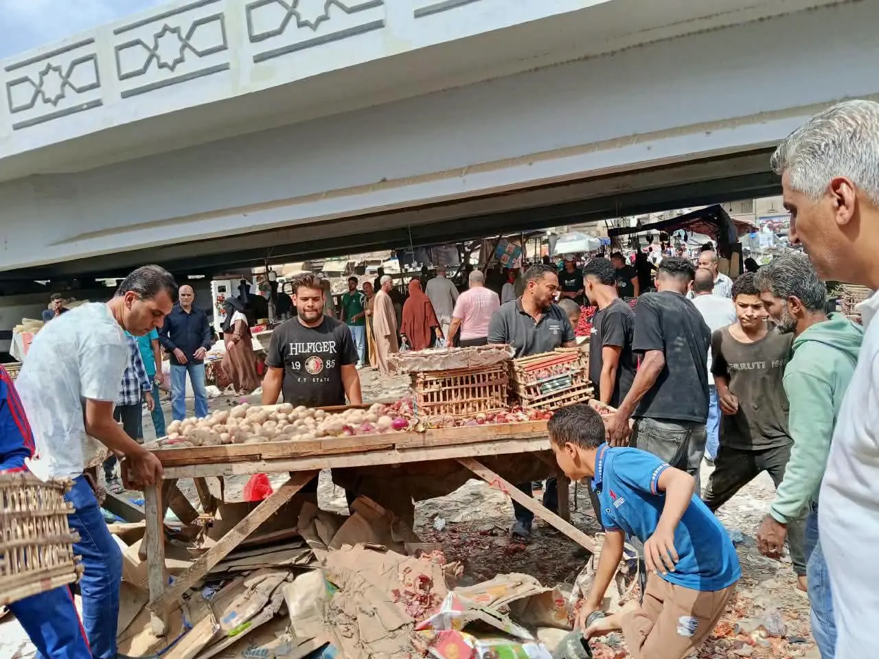 رفع ٦٨٣ حالة إشغال طريق بشوارع كفر الدوار خلال حملة أمنية  مكبرة لفرض الإنضباط - fb img 1791209982335