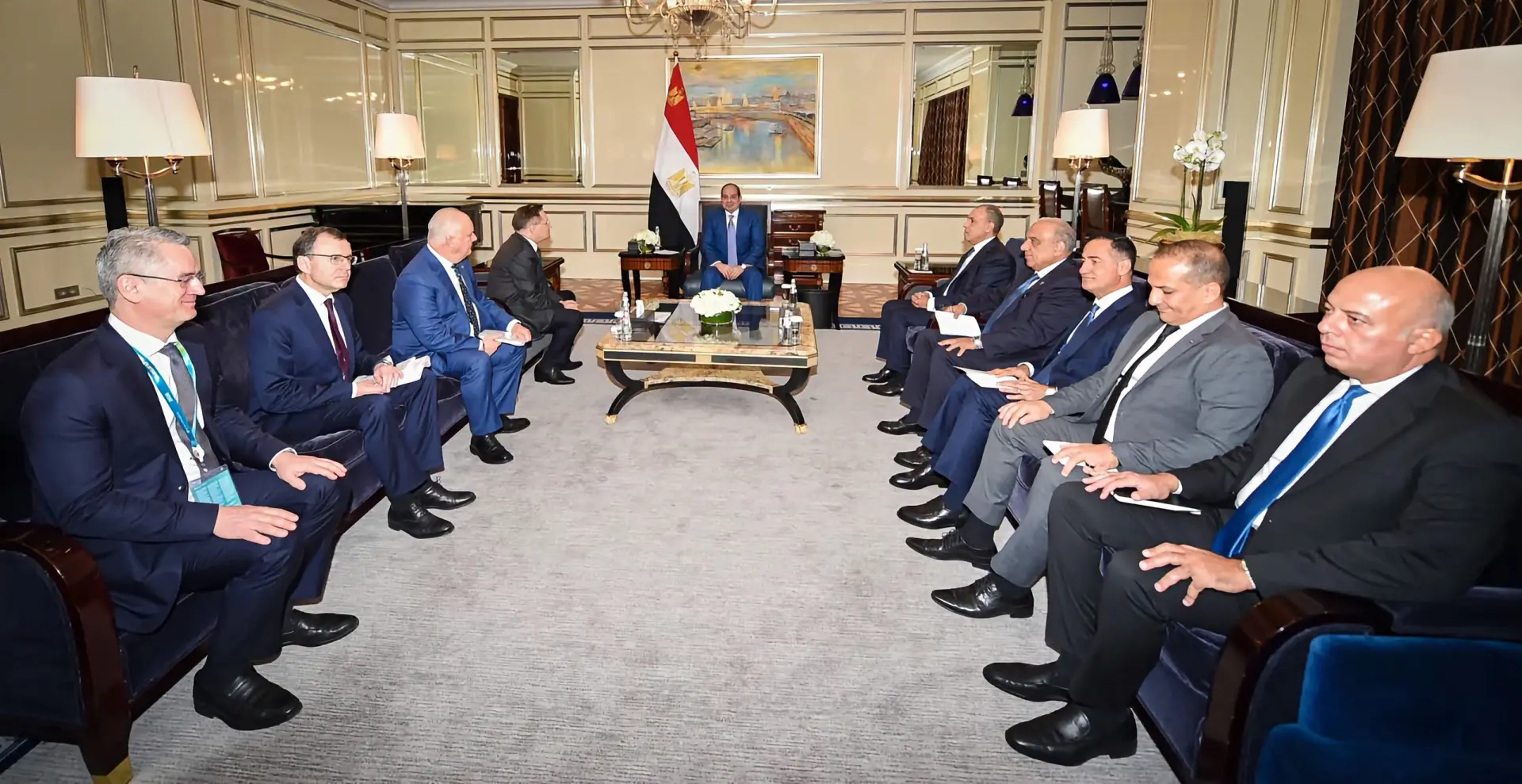 الرئيس السيسي يبحث مع مدير «روس أتوم» تطورات تنفيذ محطة الضبعة النووية في موسكو
