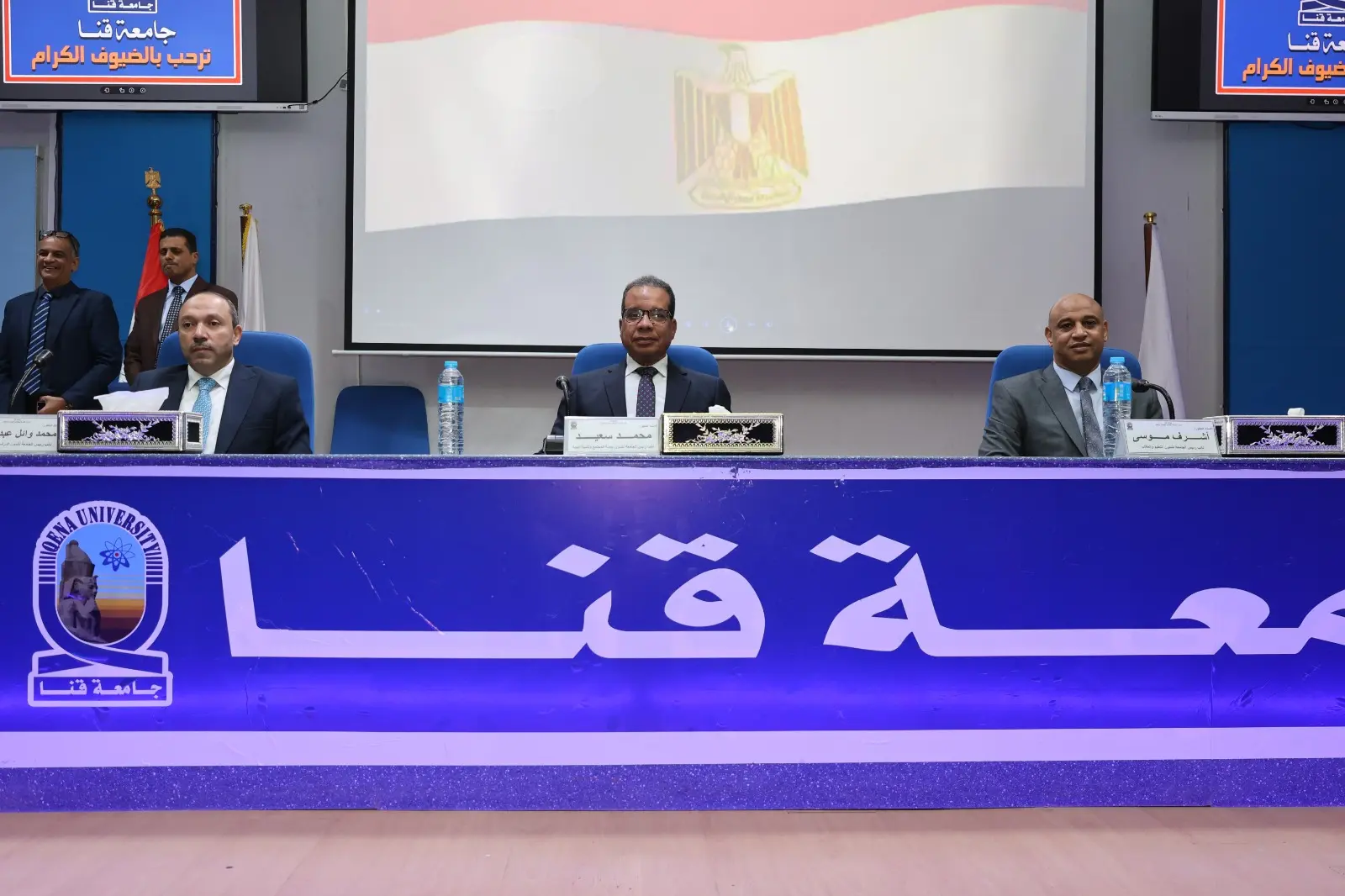 افتتاح  فعاليات الأسبوع البيئي الثامن عشر بجامعة قنا