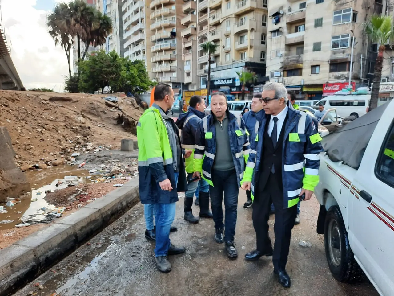 نوة الشمس الصغرى تضرب الإسكندرية.. والصرف الصحي بالإسكندرية يُكثف المُتابعة على مدار الساعة