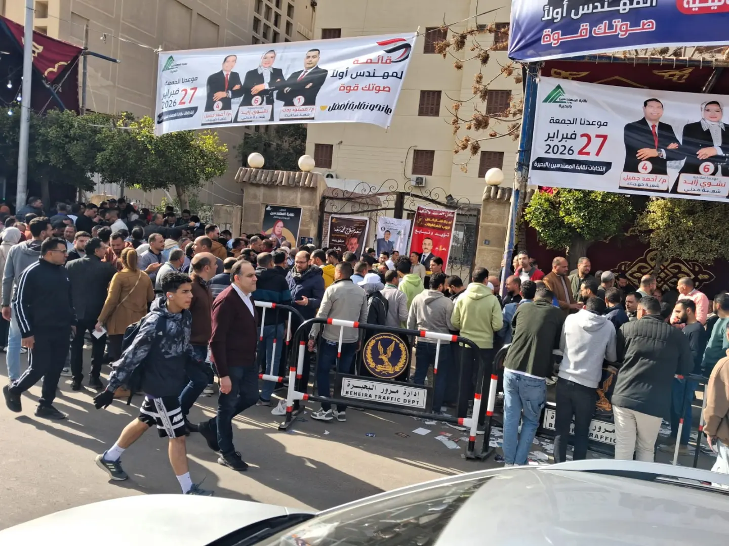 إقبال كبير على لجان الإقتراع بإنتخابات التجديد النصفي لنقابة المهندسين بالبحيرة - img 20260227 wa0032