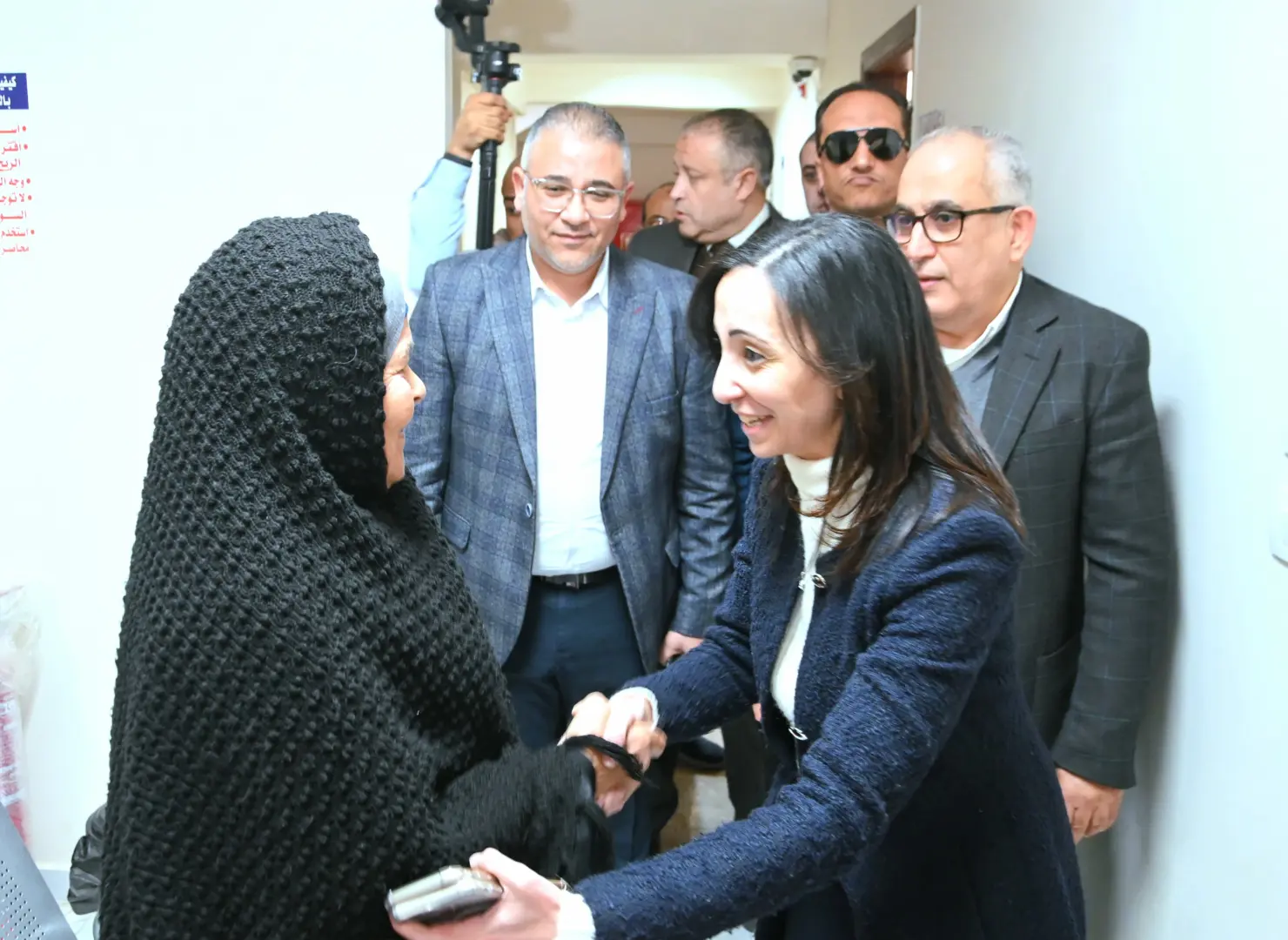 محافظ البحيرة ورئيس الهيئة العامة للتأمين الصحي يفتتحان مبنى عيادة التأمين الصحي بكوم حمادة - img 20260303 wa0062