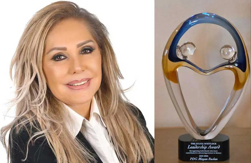 الروتاري الدولي يكرم د.ميان رسلان  لدورها في تعزيز قيادة المرأة وتنمية المجتمع