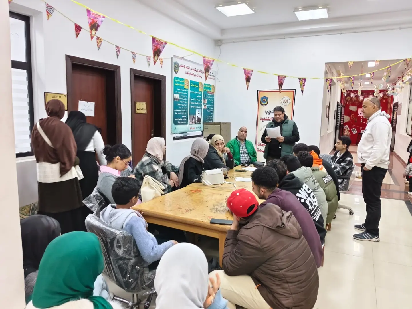تدريب جوالي ومرشدات جامعة دمنهور على المهارات الكشفية