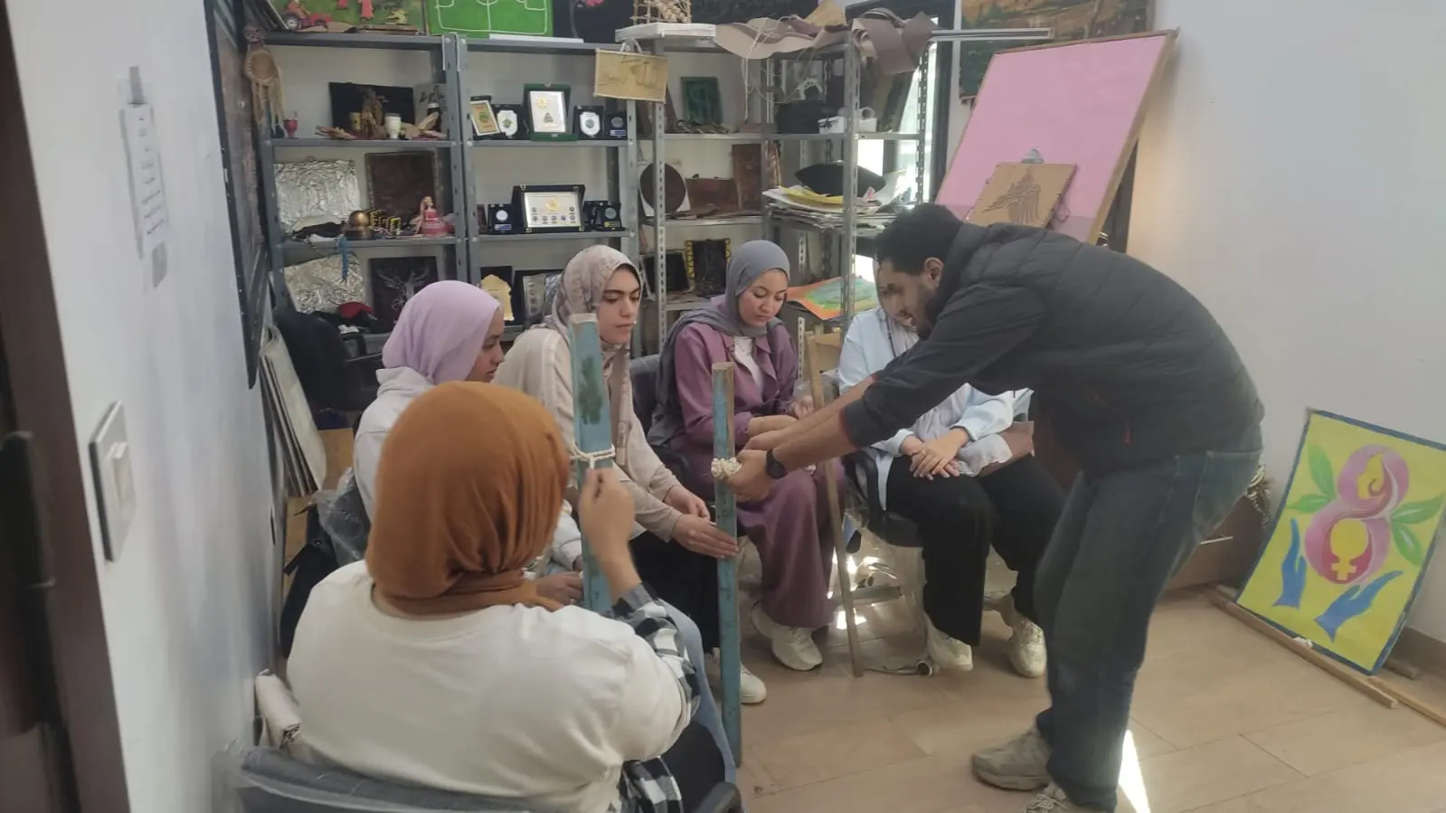 تدريب جوالي ومرشدات جامعة دمنهور على المهارات الكشفية - img 20260314 wa0065