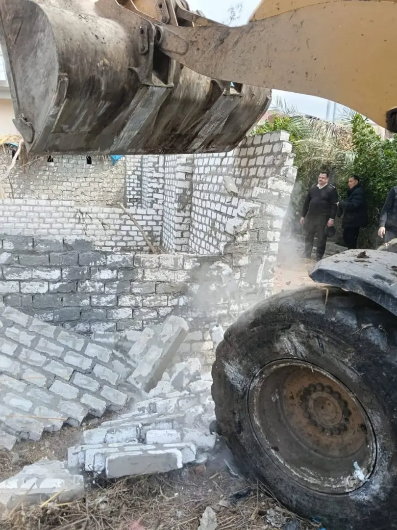إزالة 37 حالة تعدٍ بالبناء على الأراضي الزراعية ضمن الموجة 28 بالبحيرة - img 20260315 wa0131