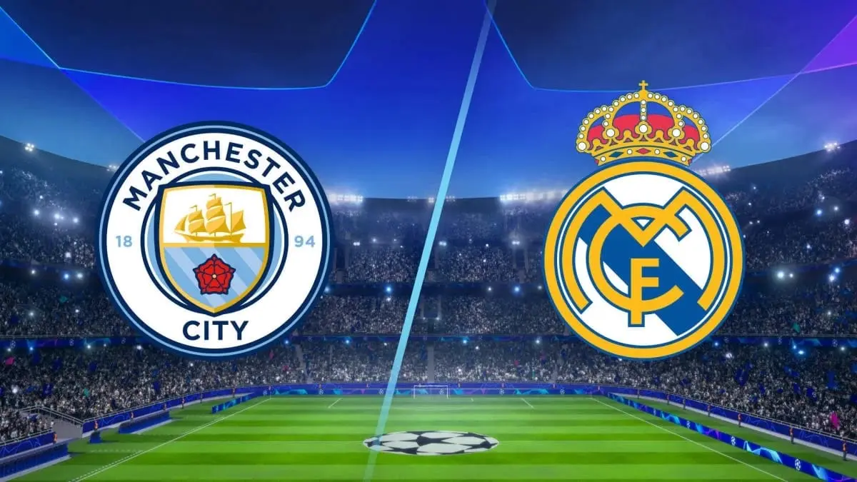 تعرف على التشكيل الأساسي لريال مدريد ومانشستر سيتي بدوري أبطال أوروبا