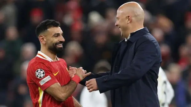 سلوت يكشف تطورات إصابة محمد صلاح قبل مواجهة مانشستر يونايتد