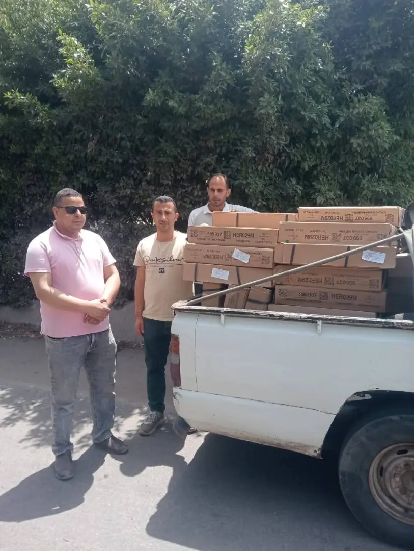 ضبط طن أسماك مجمدة منتهية الصلاحية وغير صالحة للإستهلاك الآدمي بالبحيرة