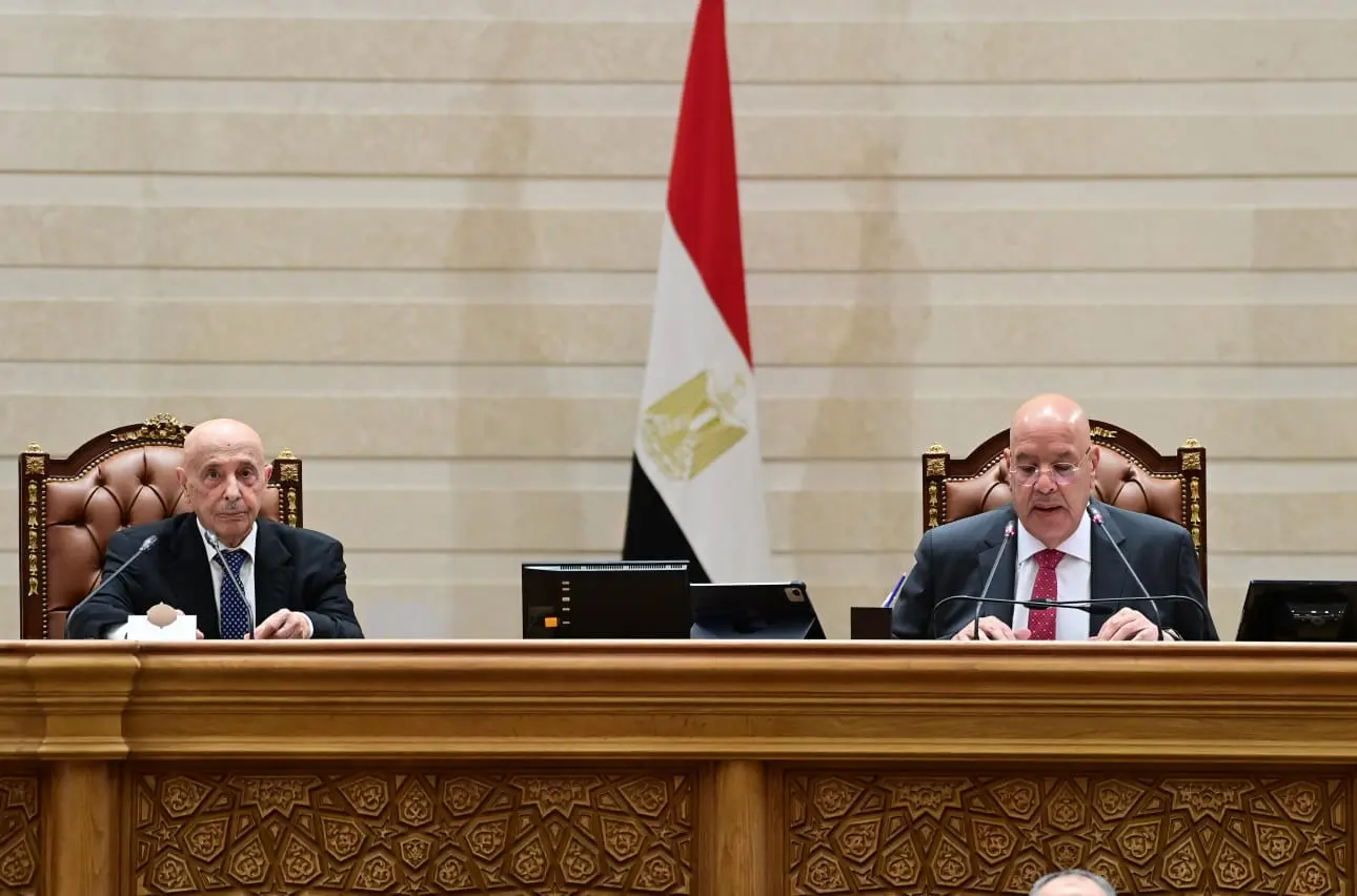 عقيلة صالح: نتطلع لمزيد من التعاون مع مصر.. والقاهرة حريصة على السلام بالمنطقة