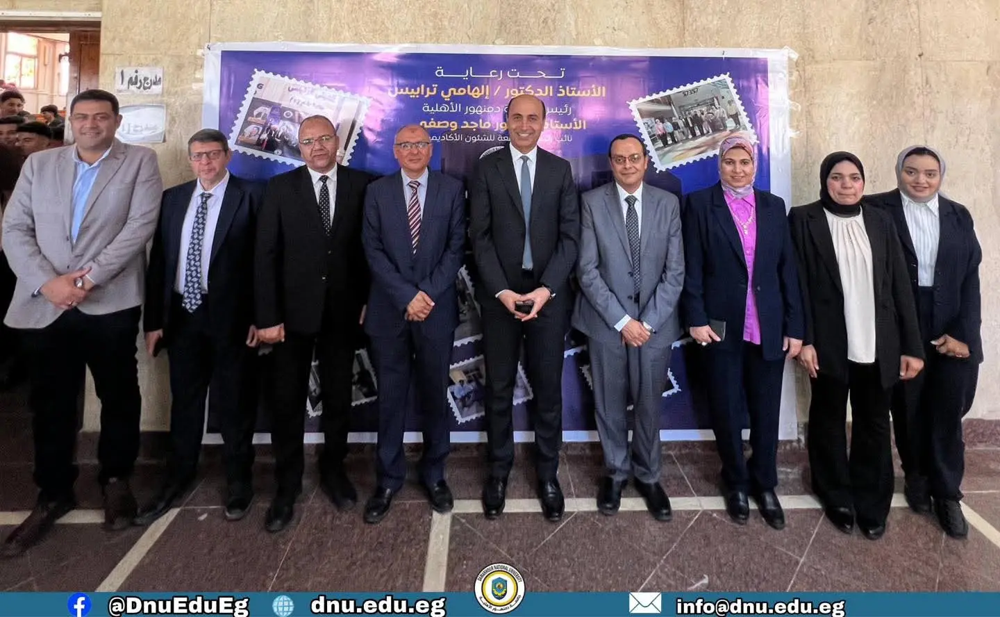 جامعة دمنهور الأهلية تختتم فعاليات الأنشطة الطلابية بمعرض للمشروعات وتكريم المتميزين