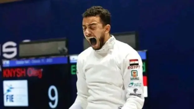 محمد السيد يتوج بذهبية كأس العالم لسيف المبارزة في سويسرا