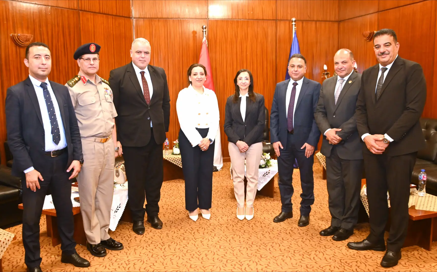 محافظ البحيرة تستقبل وفود المهنئين بعيد الأضحى المبارك