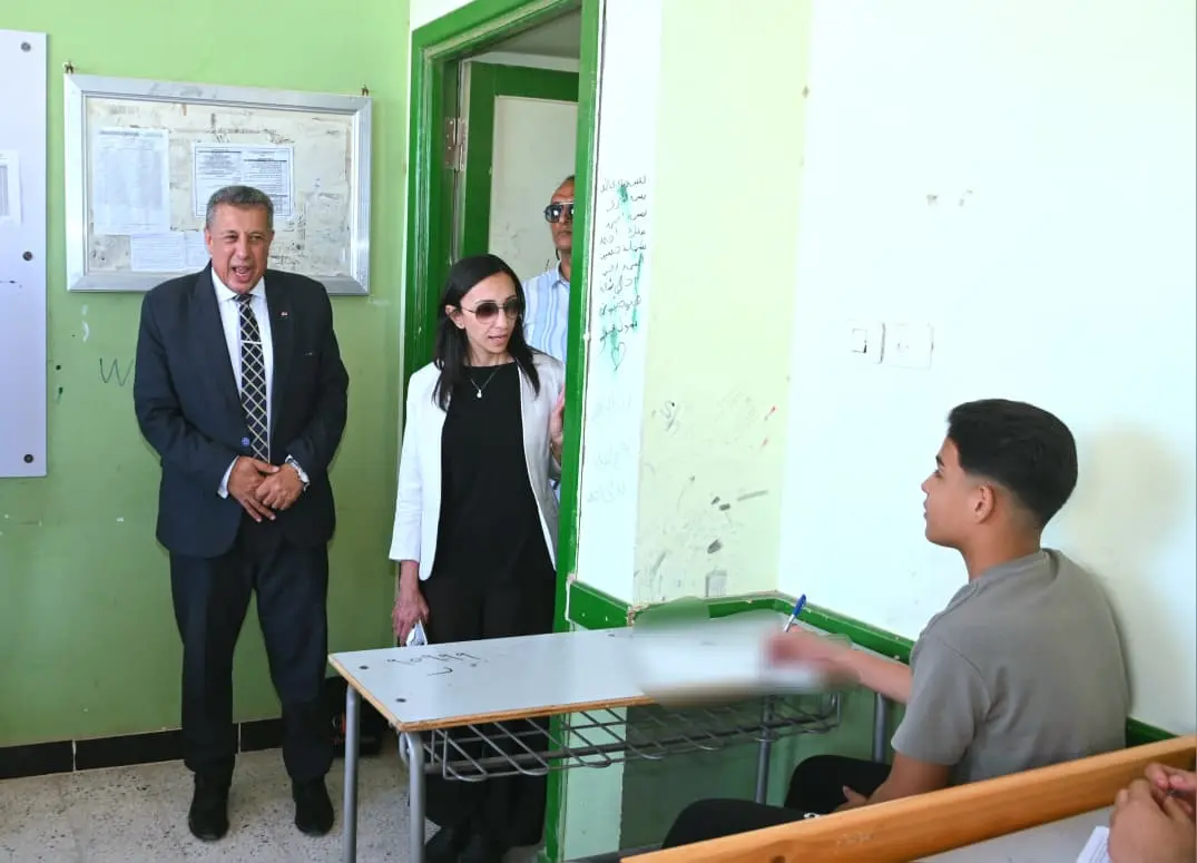 محافظ البحيرة تتفقد لجان الإعدادية بكفر الدوار وتؤكد توفير الأجواء الملائمة للطلاب