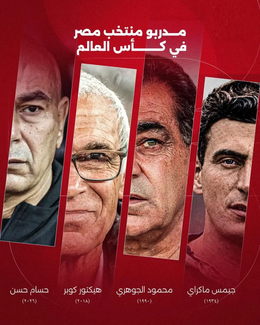 البداية كانت مع الاسكتلندي ماكراي في مونديال 34 .. 4 مدربين قادوا الفراعنة إلى المجد
