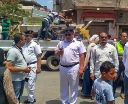 رفع 460 حالة إشغال وتحرير 33 محضر بيئة خلال حملة مكبرة بدمنهور