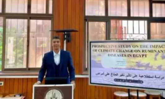 دكتوراه بجامعة القاهرة ترصد مخاطر التغيرات المناخية على المجترات - img 20260618 014751