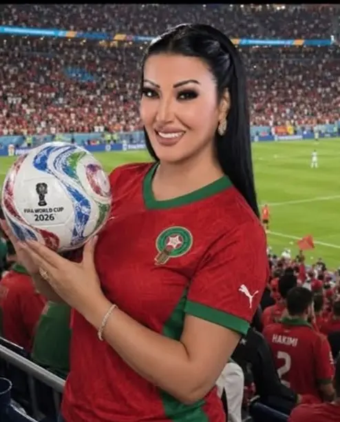 بتيشيرت منتخب المغرب.. سمية الخشاب تستقبل أبطال مصر برسالة مؤثرة