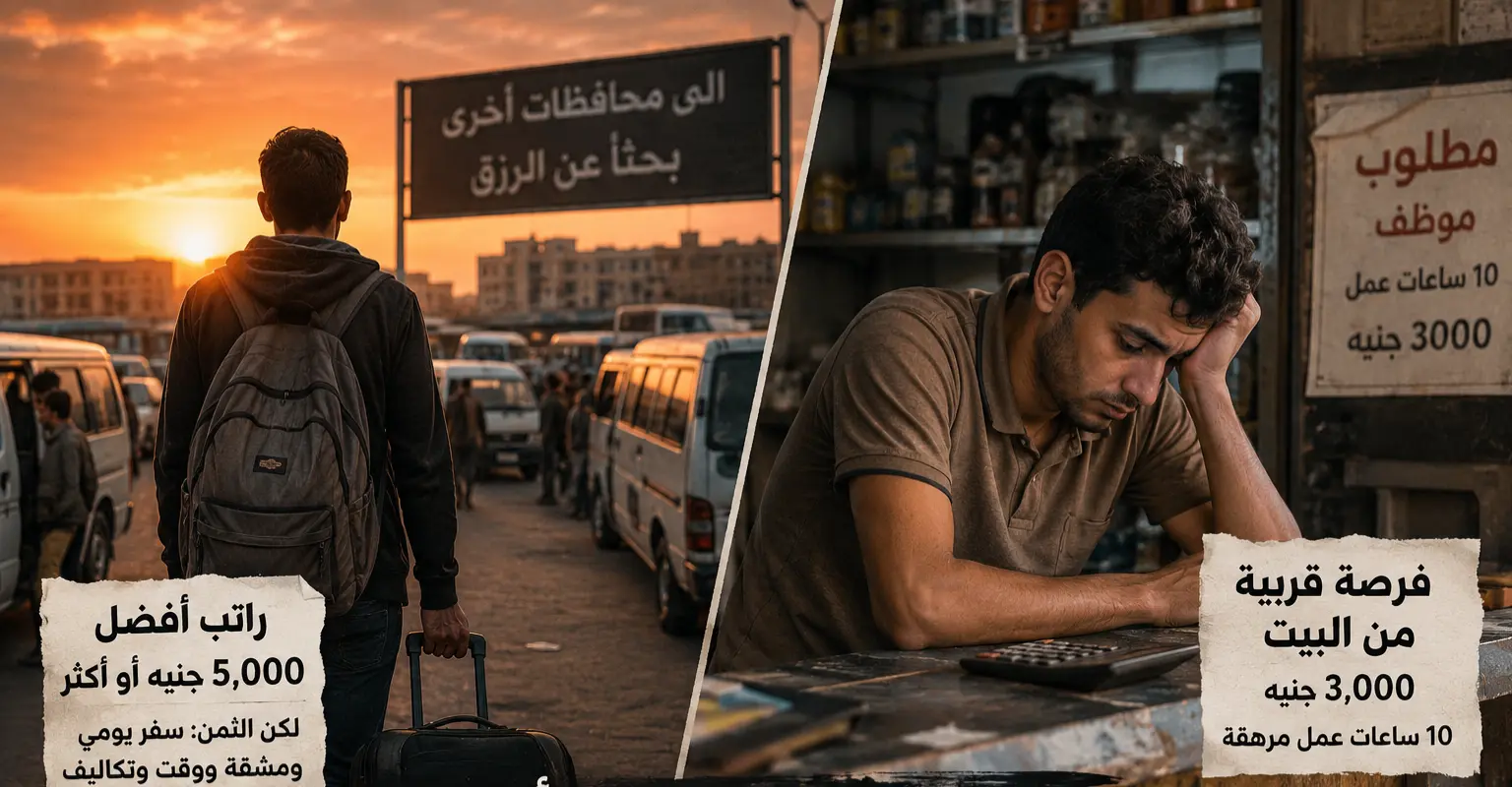 “شغل برّه بلدك”.. شباب البحيرة بين نار السفر ومرارة الأجور