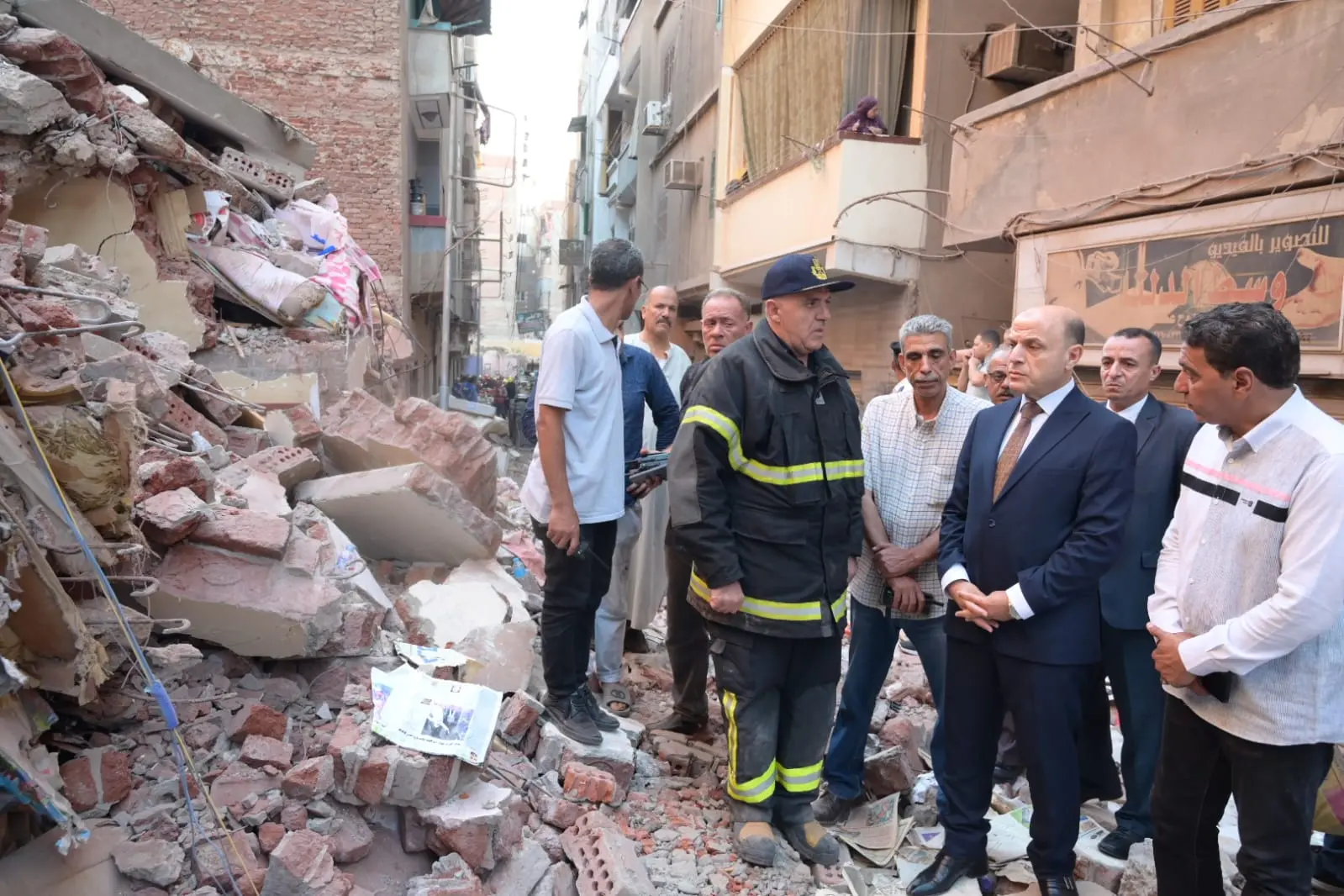 تفاصيل فاجعة في الغربية.. مصرع 4 أشخاص في انهيار عقار بذفتى والمحافظ يوجه بفحص المباني المجاورة