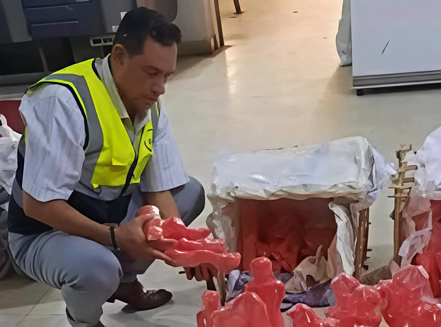 ضبط ربع طن من حلوى المولد مجهولة المصدر خلال حملة بالوادي الجديد