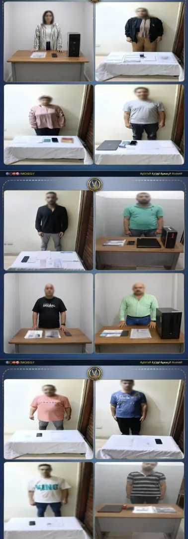 ضبط 13 شركة وهمية  للنصب على المواطنين بزعم توفير فرص عمل بالخارج بالقليوبية