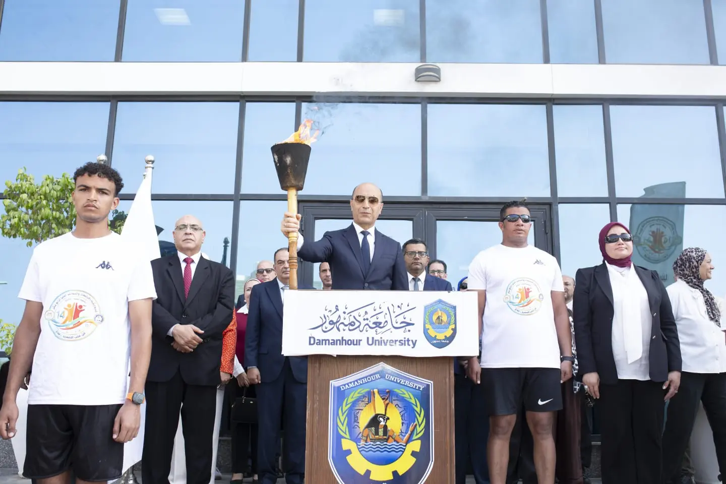 شعلة أسبوع شباب الجامعات تصل دمنهور.. شباب مصر طاقة الوطن ومستقبله