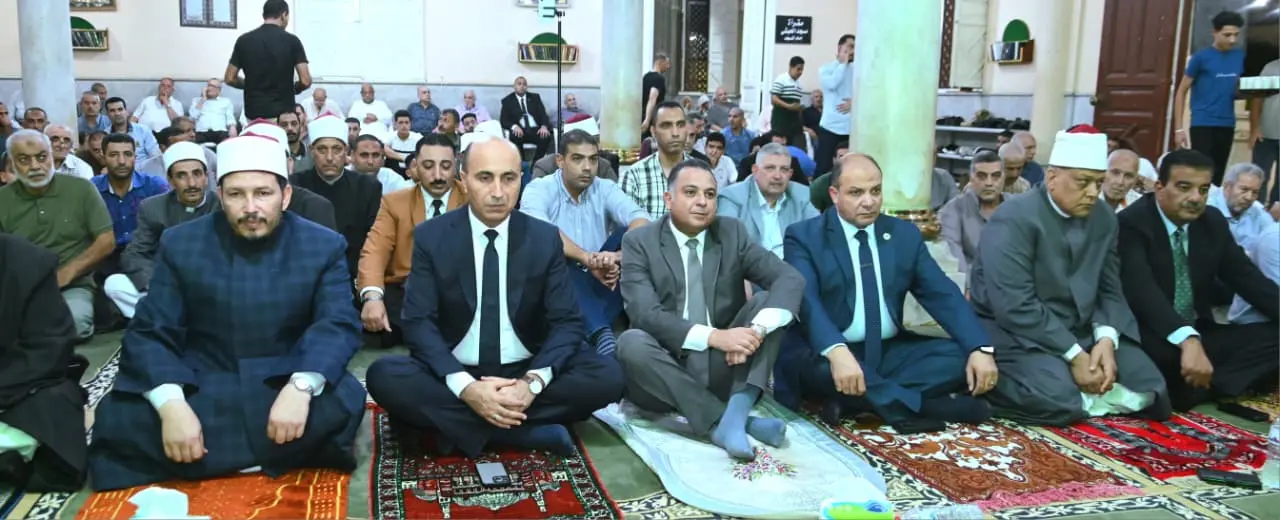 المولد النبوي يجمع قيادات البحيرة وأهالي دمنهور في احتفالية بمسجد الحبشي